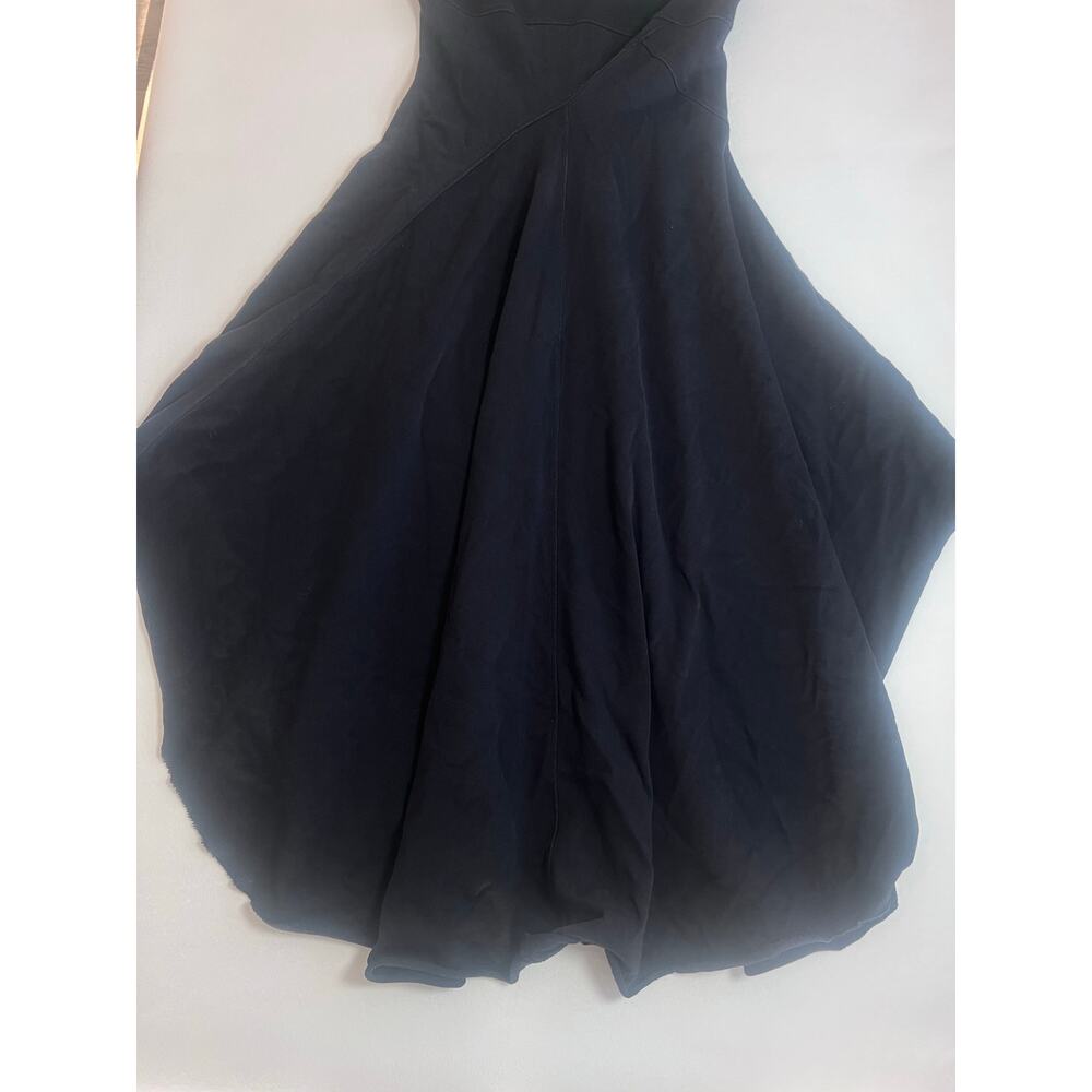 Free People FP Beach Dress Womens M Black Maxi Racerback Cotton Made USA Boho - Picture 3 of 12